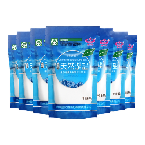 青海察尔汗藏青盐天然湖盐无碘家用未加碘食用盐无抗结剂绿色食品