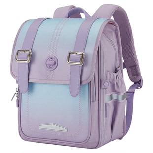 卡拉羊小学生书包男生三到六年级四五女孩儿童减负双肩包背包