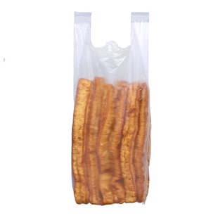 油条袋子加长塑料袋薯塔烧烤串桶食品袋一次性手提袋免费印字