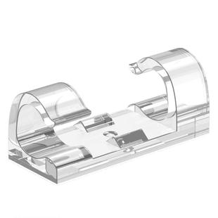 排插固定器免打孔线材收纳理线器线卡自粘桌面整理固定夹免钉墙面贴网线电线卡扣数据线扣线夹自粘式走线神器