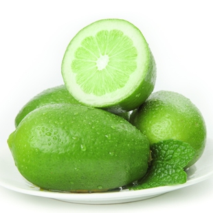 新鲜广东香水柠檬海南无籽子弹头长条四季青柠5斤茶饮专用批发