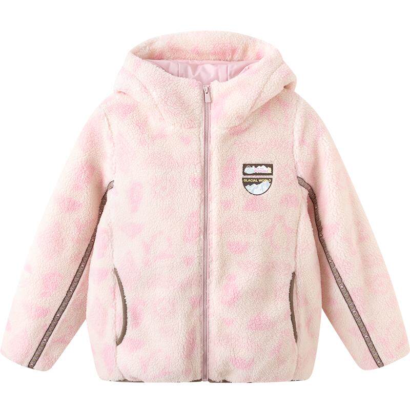巴拉巴拉女童棉服外套羊羔绒百搭
