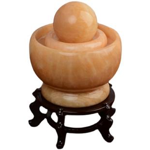 清福阁开业新款客厅新年流水喷泉摆件石工艺品水景家居现代风水球