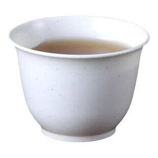 一次性茶杯可降解稻壳加厚喝茶杯子小号家用办公室招待饮茶品茗杯