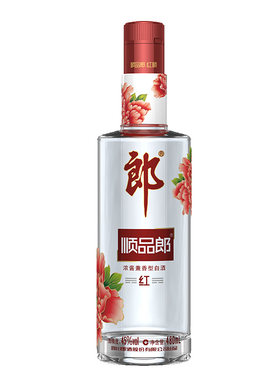 郎酒45度浓酱兼香型顺品郎红顺480ml*1瓶四川光瓶白酒自饮口粮酒