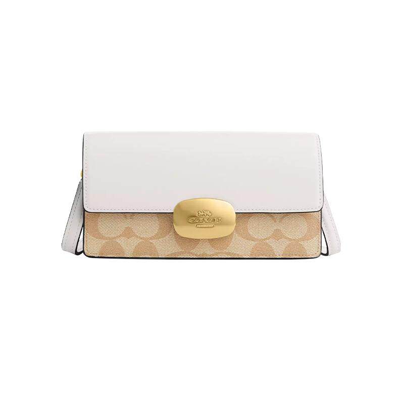 COACH/蔻驰女士小方包搭扣翻盖包