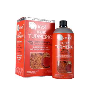美国直邮Qunol液体姜黄素橙子味护肝提升抵抗力易吸收900ml保健品