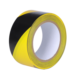 地面PVC黄黑警示胶带红蓝绿色斑马5S地标线仓库彩色划线胶带25米