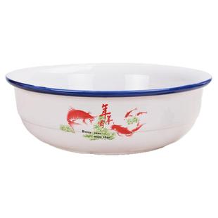 瓷盆和面盆陶瓷家用加厚老式陶瓷和面盆揉面发面盆加深大号包邮32