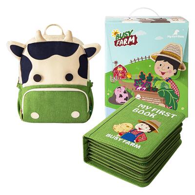 myfirstbook蒙特梭利布书 婴儿早教玩具宝宝土豪撕撕书啃咬撕不烂