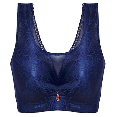 大码文胸全罩杯抹胸聚拢内衣胖mm女防走光薄款200斤加肥加大胸罩