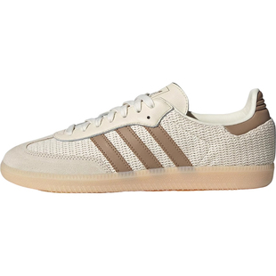 阿迪达斯男鞋三叶草2025新款Samba复古T头鞋透气运动休闲鞋JI3185