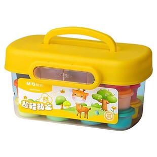 晨光超轻粘土儿童安全幼儿园专用彩泥橡皮泥12色24色36色太空泥土小学生黏土手工制作diy玩具套装手工软陶泥