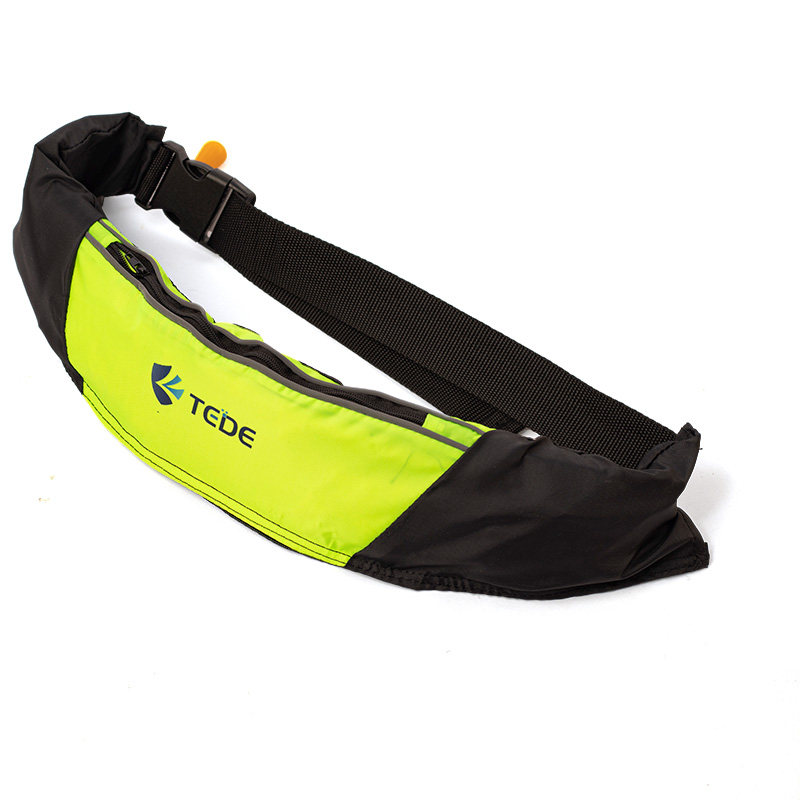 成人便携式自动充气救生衣腰带救生圈钓鱼救生服紧急救生船用急救