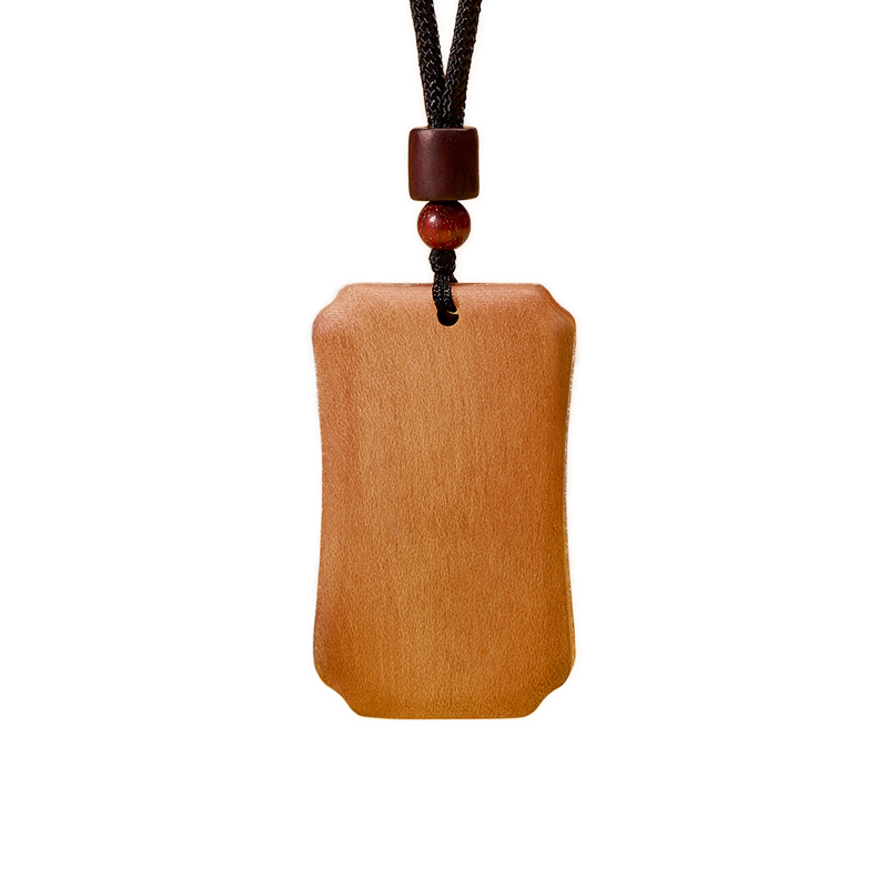 庆祥泰旗舰店桃木挂件女士手机链钥匙扣婴儿山鬼花护身无事牌吊坠