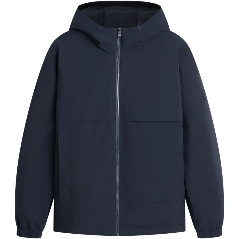 Tommy男装印花连帽90绒羽绒服