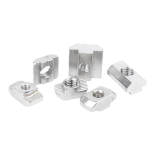 304不锈钢t型螺母20/30/40/45型欧标国标铝型材滑块螺帽船型锤头