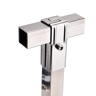 3025mm不锈钢方管快速免焊连接件二通三通四通管夹持接头货架展架