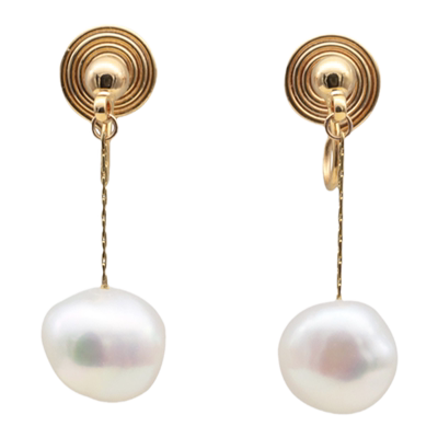 伊灿天然淡水珍珠耳坠