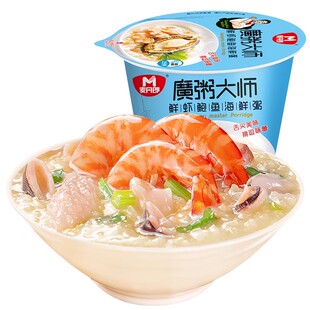 速食粥冻干早餐方便皮蛋瘦牛肉海鲜粥代餐速食懒人免煮冲泡即食品