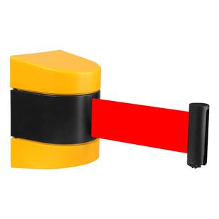 挂壁式隔离带伸缩带安全警戒带围栏护栏一米线栏杆警示带警戒线