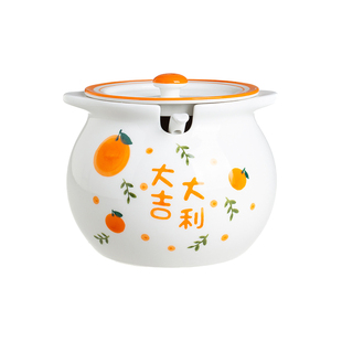 猪油罐家用陶瓷耐高温食品级油罐装荤油辣椒红油罐子厨房带盖容器