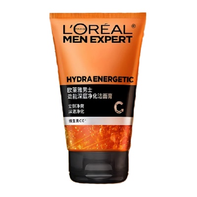 欧莱雅劲能深层净化男士洗面奶