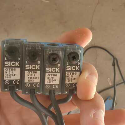 SICK西克光电开关GTB6-N1211拆机，蓝色外壳红色窗