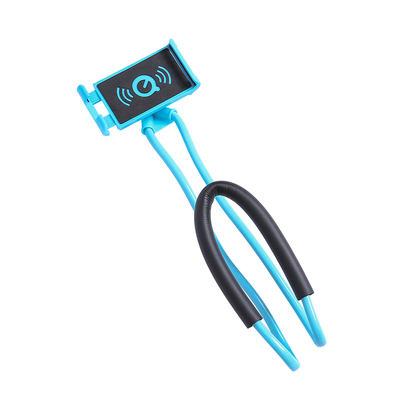 创意加长挂脖子懒人手机支架床头桌面通用手机架子床上多功能神器