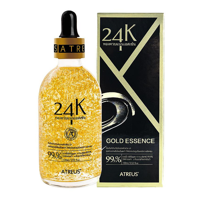 泰国进口新款ATREUS 24K黄金精华液100ml补水锁水养肤收缩毛孔