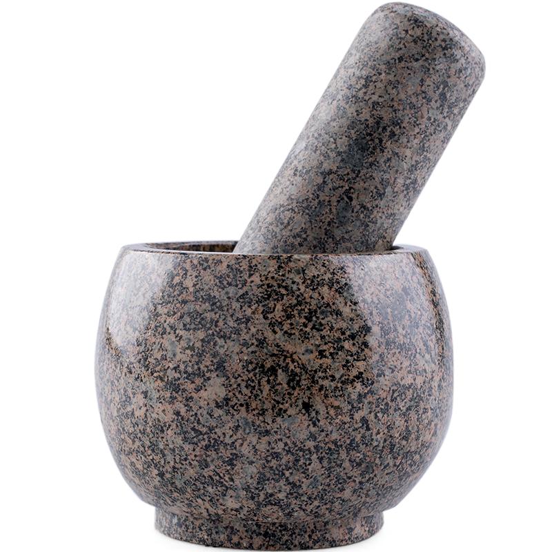 天然麦饭石老式压蒜器