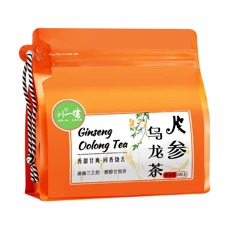 刘一茗人参乌龙茶兰贵人独立小袋