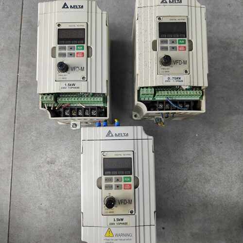 【议价-可维修】变频器VFD015M21A两台1.5kw，VFD0075 /均有货