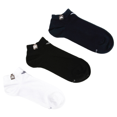 阿玛尼男士鹰标3双装短筒袜子