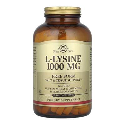 Solgar索尔加L-赖氨酸关节骨骼健康