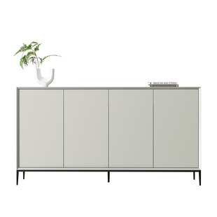 意式极简鞋柜烤漆家用门口玄关整装北欧简约柜子多功能超薄储物柜