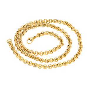 GRGR 18K金色项链男嘻哈百搭钛钢O圈锁骨链女高级感毛衣链潮ins