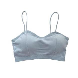 夏季薄款内衣抹胸式细肩带少女文胸美背网红爆款小胸吊带背心裹胸