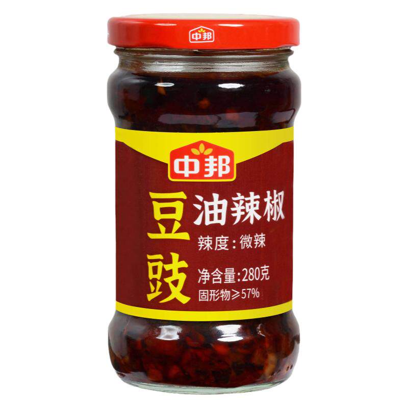 中邦豆豉油辣椒280g拌饭神器