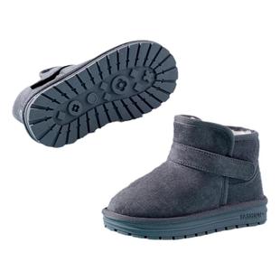 Abckids童鞋冬季男童女童加绒保暖耐磨雪地靴2025潮流校园休闲鞋