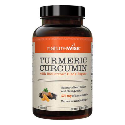 【CPS】Naturewise郁金瓶美国进口黑胡椒姜黄素液体姜黄素关节