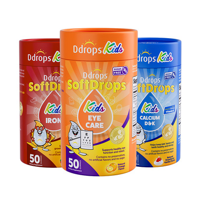 Ddrops儿童维生素D3+K2补钙软糖