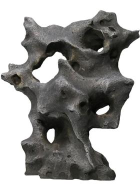 中式玻璃钢仿真石头庭院室内摆件