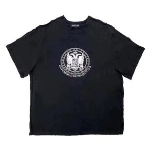 GRAILZ  LERAL  夏快闪店限定款破坏水洗双头鸟印花短袖T恤