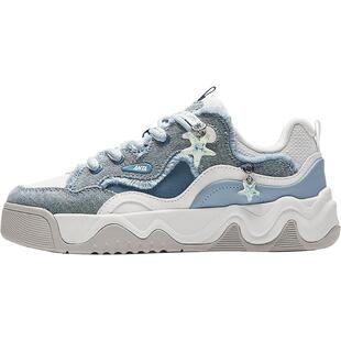 安踏小海星丨潮流撞色小白鞋板鞋女2026春季新款运动鞋122618036