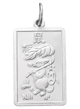 生肖项坠925纯银男女大人小孩