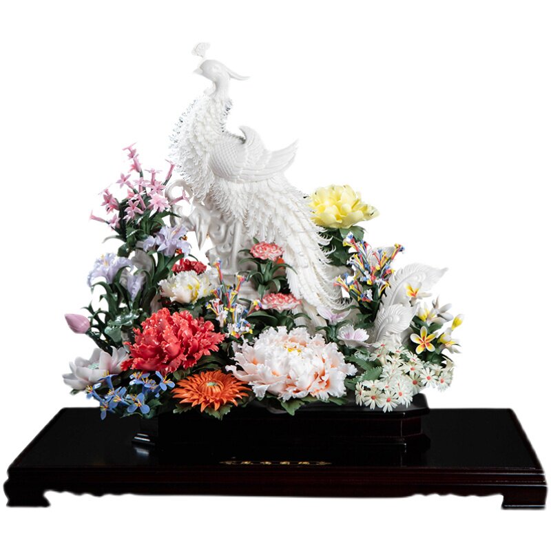 东方陶瓷摆件大厅工艺品