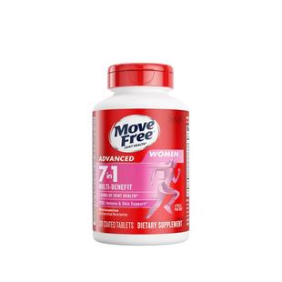 【自营】益节Move Free氨糖软骨素复合维生素女士定制氨糖120粒