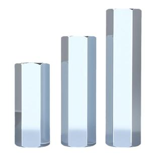 镀锌加长六角螺母螺杆丝杆牙条连接螺丝帽圆型接头M6M8M10M12-M30