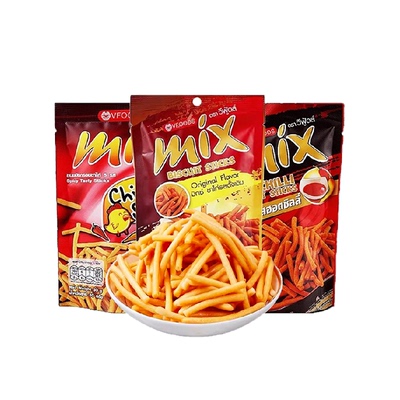 Vfoods泰国进口香辣虾条香气迷人